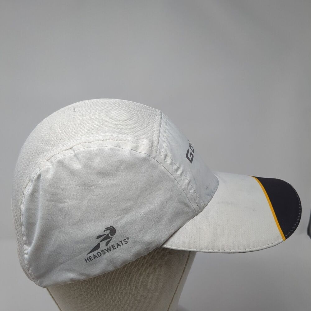 Go Lite Strapback 5 Panel Hat White One Size Adjustable Active Running - Picture 4 of 8